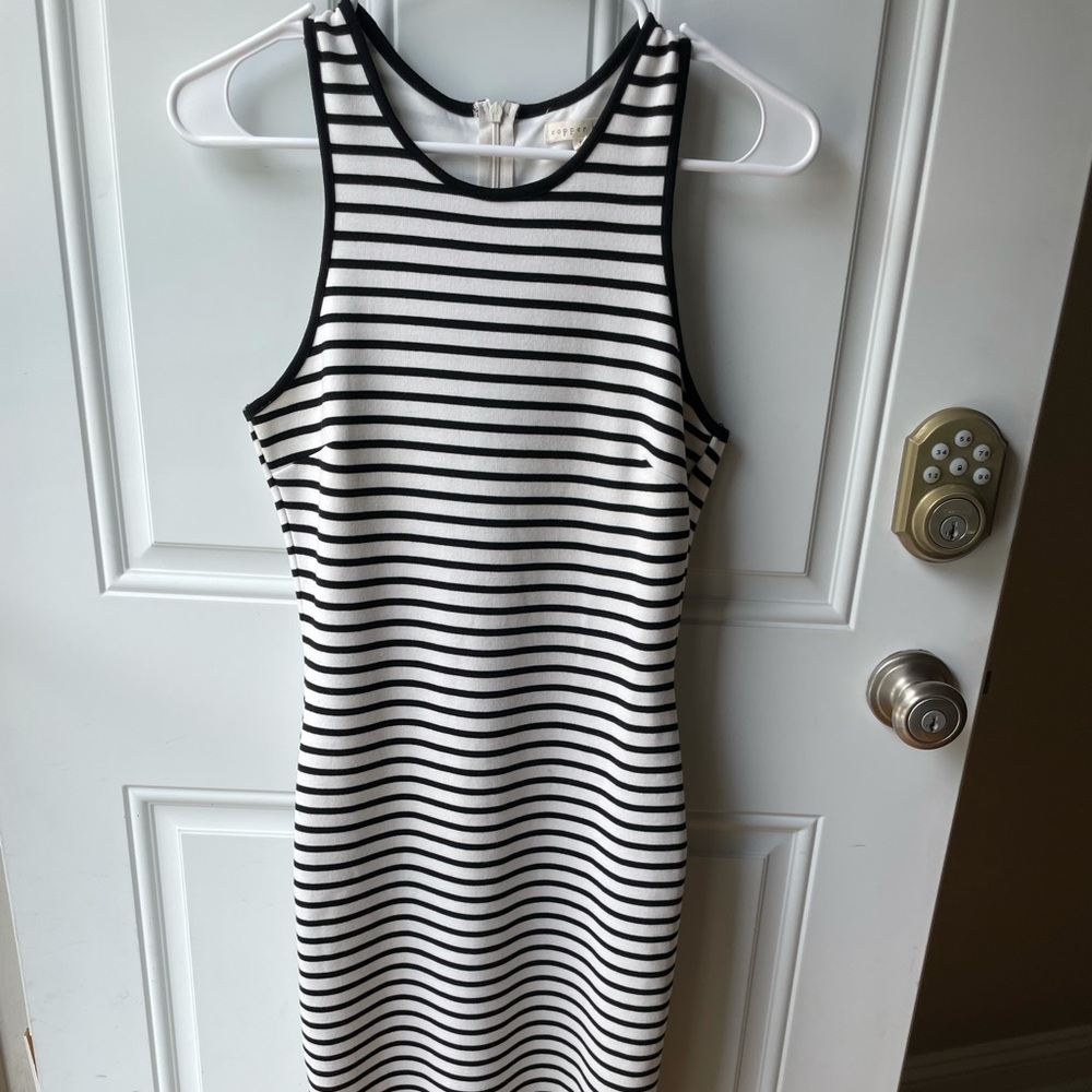 Fitted midi dress